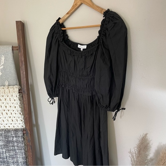 House of Harlow | Puff Sleeve Black Mini Dress NWT, medium - Picture 7 of 15